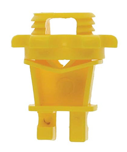 Hooyman Hot Zone Garden and Food Plot Electric Fence, Solar Powered Deer Exclosure with Solar Panel System, Fiberglass Posts, Post Insulators, and In-Line Tensioners for Food Plot or Garden Protection - style: Round Post Insulator