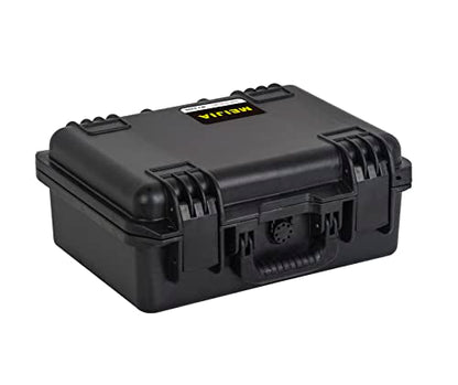 MEIJIA Premium Waterproof Hard Camera Case,Hard Case with customizable fit foam,Full Protection with Light&Convenient Design,Elegant Black (16.19"x12.69"x6.62") - size: 16.19"x12.69"x6.62"
