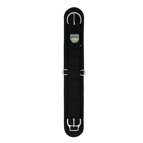 Weaver Leather Equine Felt Lined Smart Cinch - color: Black, size: 34-Inch