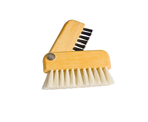 REDECKER Goat Hair/Natural Pig Bristle Laptop Brush with Oiled Beechwood Handle, 3-Inches - German Goat Hair Laptop Brush - color: Oiled Beechwood Laptop Brush