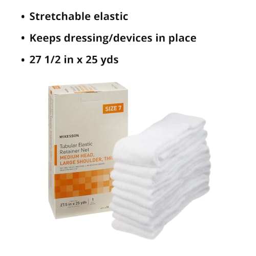 McKesson Tubular Elastic Retainer Net Dressing, 27 1/2 in x 25 yd, 1 ct - size: Size 7 1 Count