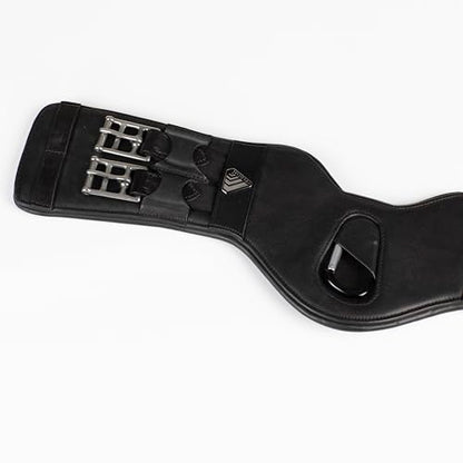 Shires Lusso Dressage Girth - color: Black, size: 24"