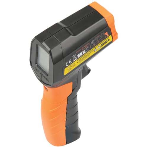 Klein Tools IR1 Infrared Thermometer, Digital Laser Gun is Non-Contact Thermometer with a Temperature Range -4 to 752-Degree Fahrenheit - style: IR Thermometer