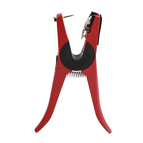 Generic Livestock Ear Tag Plier Applicator Tool Heavy Duty Alloy Ergonomic Anti Slip Handle with Spare Pin for Pig Cow Cattle Sheep Goat Farm Animals