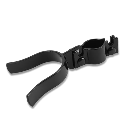 1-3/8" x 1-3/8" Chain Link Fence Gate Fork Latch - Fence Gate Latch - Galvanized Fence Gate Latch with Hole for Padlock, Chain Link Gate Latch (Black, 1-3/8"-1-3/8") - color: Black, size: 1-3/8"-1-3/8"