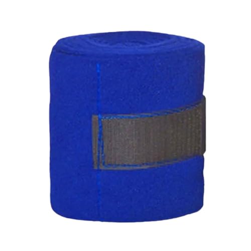 Fleece Polo Wraps Bandages Set of 4 - color: Royal Blue