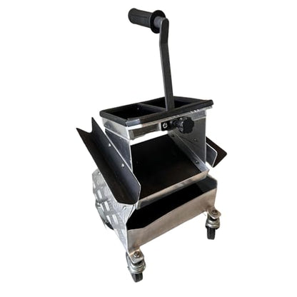Horse shoeing Box with Lightweight and Compact Design, 2 Large Shelves for Easy Access, Vinyl Top Tray with Divider, tool hanger, and Two Aluminum Rasp Holders
