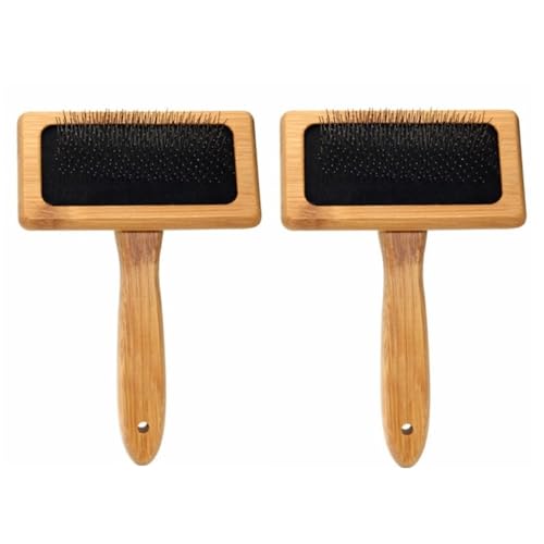 Morezmore M01648x2 2pc Wool Carding Brush Hand Carder Medium Blending Comb
