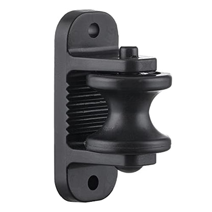 QMARK 40 Pack Electric Fence Wood Post Roller Insulators, Corner Insulators Black