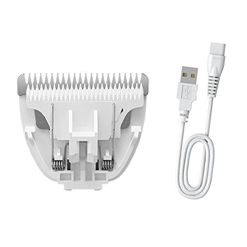 Replaceable Charging Cable & Standard Size Ceramic Blade Set - color: Charger Cable+standard Blade