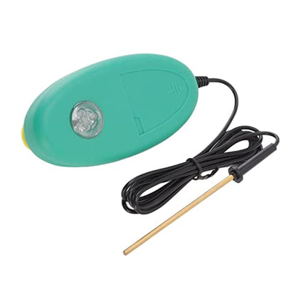 Gavigain Electric Fence Tester with LED Indicator Lights, Clips to Wire or Tape Fences for Garden Farms Pulsed Energizers