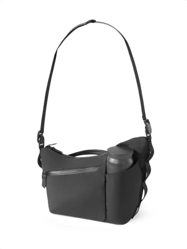 ALPAKA Flow Satchel Crossbody Sling Bag - color: Black-4l