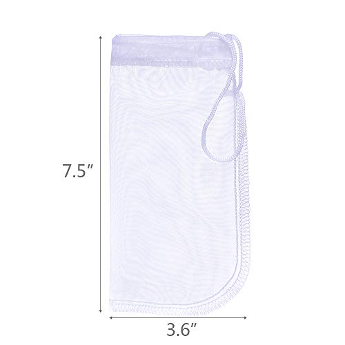 ALEGI Aquarium Extra Fine Media Filter Bag 7.5"*3.6" 3 Pack - size: 7.5"*3.6" (3 pack)