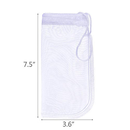 ALEGI Aquarium Extra Fine Media Filter Bag 7.5"*3.6" 3 Pack - size: 7.5"*3.6" (3 pack)
