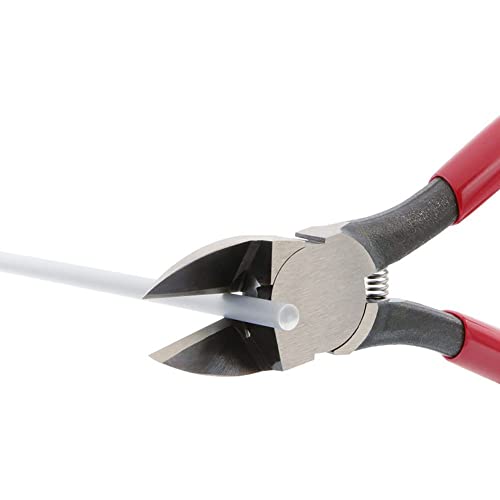 Keva PL-727 Plastic Nipper, Blade Shape, Flat, 6.9 inches (175 mm) - size: 175mm, style: Flat blade