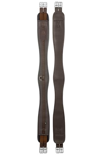 Equinavia Saga Long English Girths for Horses, Easy Care Non-Slip Design - size: 46"