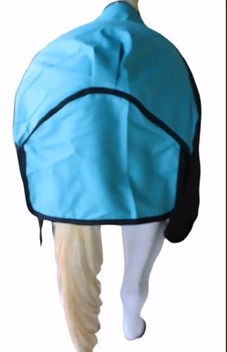 Challenger 1200D Horse Turnout Waterproof Heavy Weight Winter Blanket 5EE20TR - color: Turquoise/Black, size: 84 inches