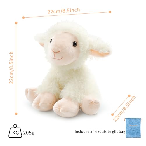 Sheep Stuffed Animal 8.5In Microwavable Weighted Soft Chamomile - style: Sheep-Chamomile
