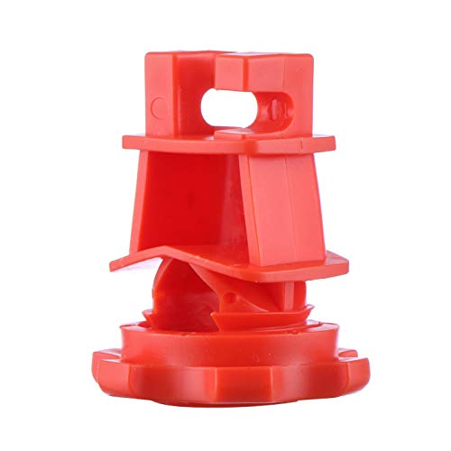 25-Pack Screw-Tight Electric Fence Round Post Insulators, Red - color: Red