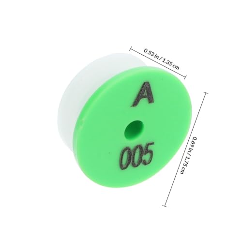 HEMOTON Rabbit Ear Tags, 100-Piece Numbered Identification Labels