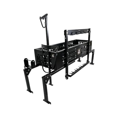 Buyers Products LT46 Vertical Rack for Enclosed Landscape Trailers & Garage or Shed Walls Holds 5 Hand Tools, Accessories For Open & Closed Landscape Trailers, Landscape Tools
