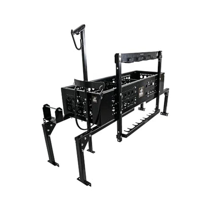 Buyers Products LT46 Vertical Rack for Enclosed Landscape Trailers & Garage or Shed Walls Holds 5 Hand Tools, Accessories For Open & Closed Landscape Trailers, Landscape Tools