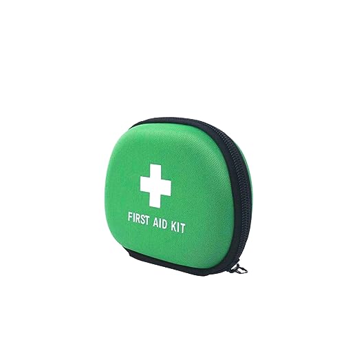 First Aid Hard Case Empty, First Aid Hard Case First Aid EVA Hard Red Medical Bag for Home Health First Emergency Responder Camping Outdoors (Green Small) - color: Green Small