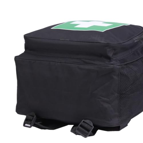 Red Emergency Bag First Aid Backpack Empty Medical First Aid Treatment First Responder Trauma Bags for Hiking Outdoors Travel Camping Pet Dog Cat Daycare (Black Green) - color: Black Green