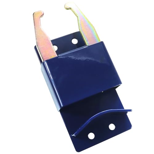 GELASKA S16100300 2 Way Gate Latch, 1-5/8" to 2" Dia Round Tube Gate Latch | Heavy Duty Farm Gate Latch, Two Way Gate Latch with Screws and Screwdriver for Metal Gate, Pastures, Ranches, Blue, 2 Pack - color: 2 Pack S16100300 Blue
