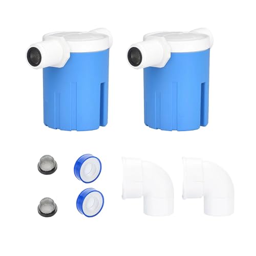 Automatic Water Level Control Valve - Inside Type, Float Valve for Water Tank, Solar Energy, Auto Pot, Aquarium 2PCS (1/2'' Side Inner) - style: 1/2'' Side Inner