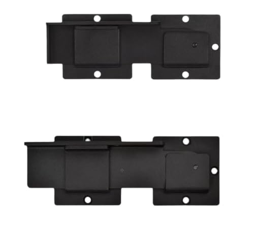 5.3 Inch Flip Gate Latch Lock,Sliding Barn Door Lock for Fence, Horse Stall, Garden & Farm Security,Outdoor Gate Latch with Padlock Holes,1 Pack, Black