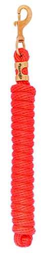 Weaver Leather Poly Lead Rope, Orange, 5/8" x 10'