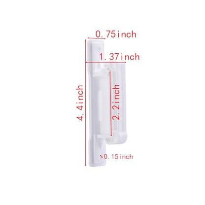 Electric Fence Tape Insulator, Wood Post, White, 50 Count - color: white, size: 50