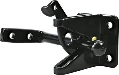 Hardware Essentials Gate Latch, Out-Swinging, 1 Count, Black