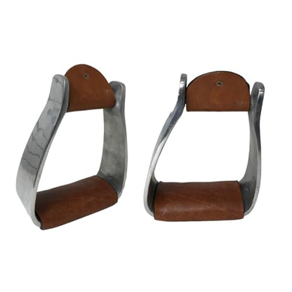 Tahoe TackWestern Stirrups - color: Medium Oil, size: Adult