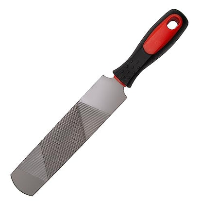 MDEOOSKY 12.5 Inches Horseshoe File, Horseshoe File with Rubber Handle, Double-Sided Hoof Rasp File, Farrier Supplies Tool for Repair Horse Hooves, Goat Hooves, Cow Hooves and Wood Working