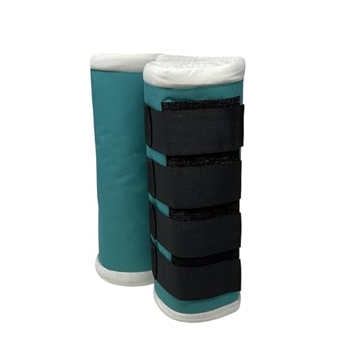 Showman Nylon Quick Wrap Standing Wraps - color: Teal