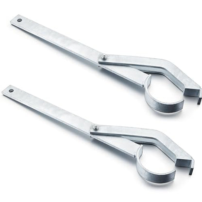 LEIFIDE 2 Pcs 1' 3" Chain Link Fabric Fence Stretcher Tool Galvanized Chain Link Fence Wire Stretcher Bar Manual Fabric Tool for Barbwire Wire Mesh Repair Tighten