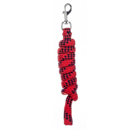Equinavia Iris Soft 8' Lead Rope with Snap Buckle - Red/Navy - One Size - color: Red/Navy