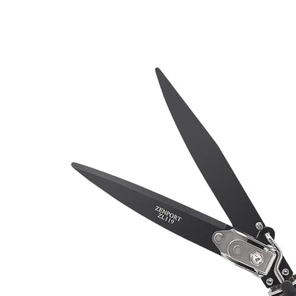 Zenport Grass Shears ZL119 Landscape Grass Shears, Adjustable, Heavy Duty, Twin 4.5-Inch Carbon Steel Blades