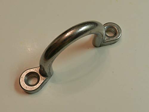 (2) Trailer Tie Loop 2" I.D. Aluminum Bolt-On Lashing Rope Tie Down Ring Horse