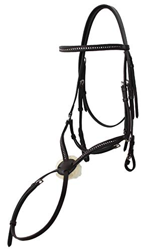 Horse English Figure Eight Brown Leather Jumping Hunter Bridle Reins 805EB05BR-F