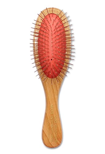 Mars Coat King Professional Grooming Brush for Dog and Cats. (7.25", 1" Stainless Steel Pins) - color: 1 " stainless steel Pins, size: 7.25"