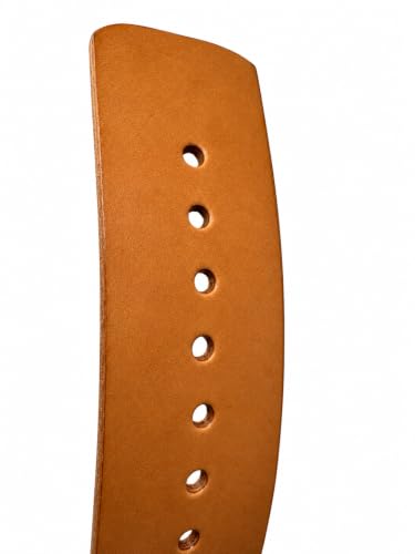 CHALLENGER Natural Tan Vertical Western Saddle Stirrup Leathers Pre-Punched Replacement Pair 3" Wide 52SL01-3