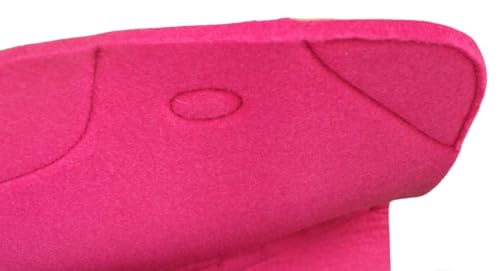 CHALLENGER Horse Saddle PAD Western Contoured Wool Felt Moisture Wicking Saddle Pad 39177 - color: Pink
