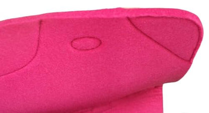 CHALLENGER Horse Saddle PAD Western Contoured Wool Felt Moisture Wicking Saddle Pad 39177 - color: Pink