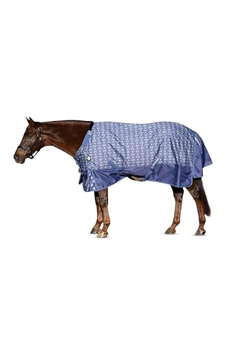 Equinavia Arktis Regular Neck Turnout Sheet - Skipper Blue - 75 in - color: Skipper Blue, size: 75 in