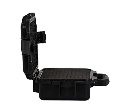 MEIJIA Premium Waterproof Hard Compact Camera Case with customizable fit foam,Full Protection with Light&Convenient Design,11.8"x9.82"x4.7",Elegant Black - size: 11.8"x9.82"x4.7"