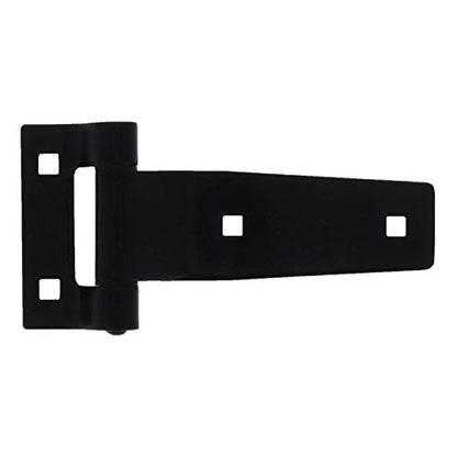 TCH Hardware 3-inch Stainless Steel Strap Tee-Hinge, 2 Pack | Heavy Duty, Garage, Barn Door, Gate, Shed, Cargo Box, Trailer and Truck Strap T Hinge (2 Pack, Black) - 505-2203816 - color: Black, size: 3 Inch