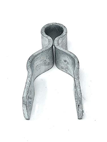 Pressed Steel Chain Link Fence Frame Hinge w/Bolt - (2 Sets Pack) (1-7/8") - size: 1-7/8 Inch